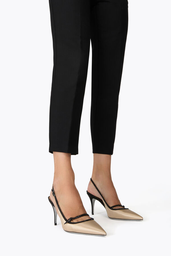 juvel lily svart och champagne slingback 80 rene caovilla