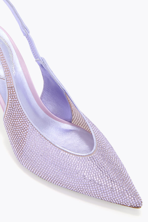 jeweled jinny metallic violet slingback 80 rene caovilla