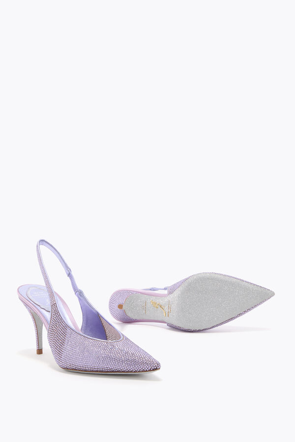 jeweled jinny metallic violet slingback 80 rene caovilla